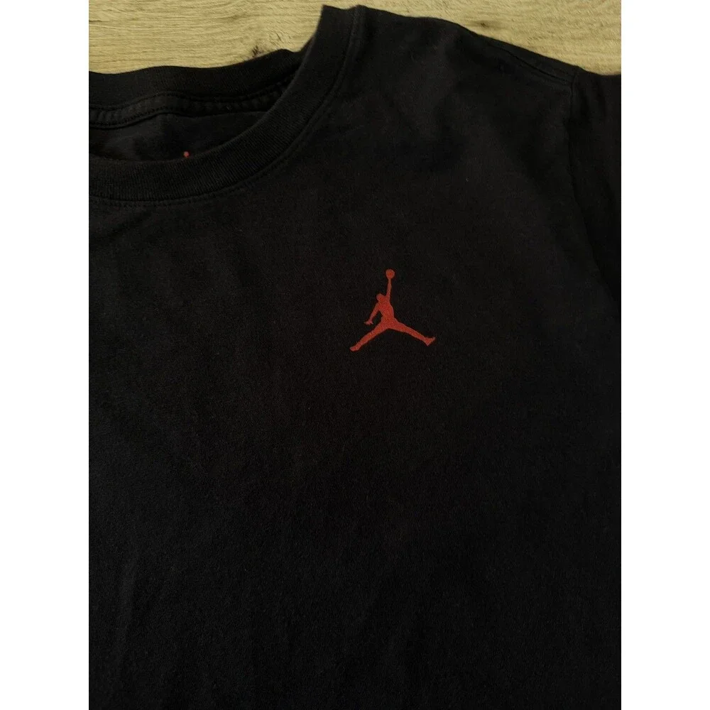 Jordan Evolution Crew shirt size L color black jumpman flight FB7468-010